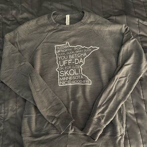 Bella Canvas Charcoal Fleece Sweatshirt